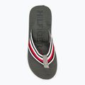 Férfi Tommy Hilfiger Massage Footbed Oly Beach Sandal antik ezüst flip flopok 5