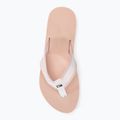 Tommy Hilfiger női Webbing Pool Slide 0LA ecru/whimsical pink flip-flopok 6
