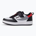 Gyerekcipő FILA Rega Nf Velcro white/black/fila red