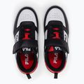 Gyerekcipő FILA Rega Nf Velcro white/black/fila red 3