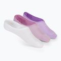 Női zoknik SKECHERS Non Terry No Show Liner 3 pár white/purple