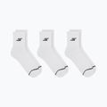 Férfi zoknik SKECHERS 1/2 Terry Qtr Crew 3 pár white traditional 3