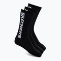 Zokni SKECHERS Terry Crew 1/2 3 pack black