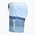 Férfi fürdőnadrág Hurley Epic Ombre Volley Swim Short blue/white 3