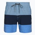 Férfi fürdőnadrág Hurley Color Blocked Volley Swim Short Baby Blue