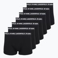 Férfi boxeralsók KARL LAGERFELD Logo Trunk 7 pár black