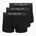Férfi boxeralsók KARL LAGERFELD Hotel Karl Lyocell Trunk 3 pár black