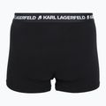 Férfi boxeralsók KARL LAGERFELD Logo Trunk 3 pár black 3