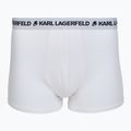 Férfi boxeralsók KARL LAGERFELD Logo Trunk 3 pár white 2