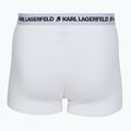 Férfi boxeralsók KARL LAGERFELD Logo Trunk 3 pár white 3