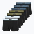 Férfi boxeralsó KARL LAGERFELD Kameo Logo Trunk 7 pár midnight/clear sky/olive
