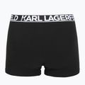 Férfi boxeralsó KARL LAGERFELD Bold Elastic Trunk 3 pár black 3