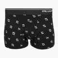 Férfi boxeralsó + zokni szett KARL LAGERFELD Ikon Trunk aop karl dot black 2