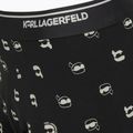 Férfi boxeralsó + zokni szett KARL LAGERFELD Ikon Trunk aop karl dot black 4