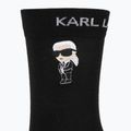 Férfi boxeralsó + zokni szett KARL LAGERFELD Ikon Trunk aop karl dot black 7