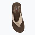 Férfi flip-flop papucs Tommy Hilfiger Chambray Beach Sandal beige 5