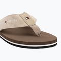Férfi flip-flop papucs Tommy Hilfiger Chambray Beach Sandal beige 7