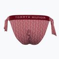 Tommy Hilfiger Cheeky Side Tie Bikini Alsó Nyomtatott virágos csíkos regatta piros 2