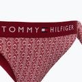 Tommy Hilfiger Cheeky Side Tie Bikini Alsó Nyomtatott virágos csíkos regatta piros 3