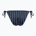Tommy Hilfiger Cheeky String fürdőruha alsó oldalsó nyakkendő nyomtatás zászlós lánc sötét éjszakai tengerészgyalogság 2