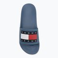 Tommy Jeans Pool Slide Ess DBX kék part férfi flip-flopok 5