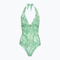 Tommy Hilfiger női egyrészes fürdőruha Halter One Piece Rp Print virágos trópusi aop fort zöld