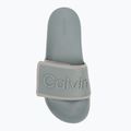 Férfi papucs Calvin Klein HM0HM01437 Adj Pool Slide TPU granite road 5
