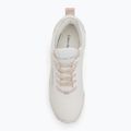 Calvin Klein női cipő YW0YW01665 Eva Runner Sock Mix In Hitech fényes fehér/krémfehér/rózsaszín 5