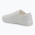 Calvin Klein női edzőcipő YW0YW01763 Vulc Flatform Low Cv MG tripla fényes fehér 3