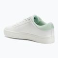 Calvin Klein női cipő YW0YW01444 Classic Cupsole Lowlaceup Lth Wn fényes fehér/holdfény jade 3