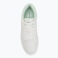 Calvin Klein női cipő YW0YW01444 Classic Cupsole Lowlaceup Lth Wn fényes fehér/holdfény jade 5