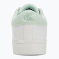 Calvin Klein női cipő YW0YW01444 Classic Cupsole Lowlaceup Lth Wn fényes fehér/holdfény jade 6