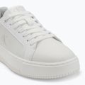 Calvin Klein női cipő YW0YW01769 Chunky Cupsole Low Mg fényes fehér/ezüst 7