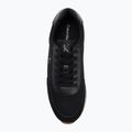 Calvin Klein női cipő YW0YW01888 Retro Runner Low Laceup Canvas fekete/világos fehér 5
