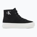 Calvin Klein női tornacipő YW0YW01764 Vulc Flatform Mid Cv Mg fekete/fényes fehér 2
