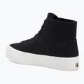 Calvin Klein női tornacipő YW0YW01764 Vulc Flatform Mid Cv Mg fekete/fényes fehér 3