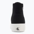Calvin Klein női tornacipő YW0YW01764 Vulc Flatform Mid Cv Mg fekete/fényes fehér 6
