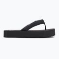 Női Calvin Klein YW0YW01723 Beach Sandal Flatform Ttxr Satin triple fekete flip flopok 2