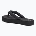Női Calvin Klein YW0YW01723 Beach Sandal Flatform Ttxr Satin triple fekete flip flopok 3