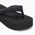 Női Calvin Klein YW0YW01723 Beach Sandal Flatform Ttxr Satin triple fekete flip flopok 7