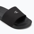 Calvin Klein női flip-flop YW0YW01713 Slide Monogram Hardware tripla fekete 7