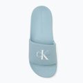 Női papucs Calvin Klein YW0YW01835 Slide Monogram Wn triple cloud blue 5