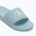 Női papucs Calvin Klein YW0YW01835 Slide Monogram Wn triple cloud blue 7