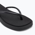 Női Calvin Klein YW0YW01716 Sq Low Wedge Sandal Stitch tripla fekete flip flopok 7