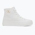 Calvin Klein női tornacipő YW0YW01764 Vulc Flatform Mid Cv Mg tripla világos fehér 2