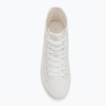Calvin Klein női tornacipő YW0YW01764 Vulc Flatform Mid Cv Mg tripla világos fehér 5