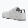 Calvin Klein női cipő YW0YW01765 Basket Cupsole Low Mg világos fehér/ezüst 3