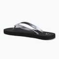 Női Calvin Klein YW0YW01719 Beach Sandal Monologo Tpu fekete/ezüst flip flopok 2