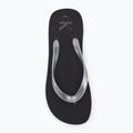 Női Calvin Klein YW0YW01719 Beach Sandal Monologo Tpu fekete/ezüst flip flopok 5