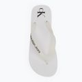 Női Calvin Klein YW0YW01830 Beach Sandal Flatform Tpu világos fehér/fekete flip flopok 5
